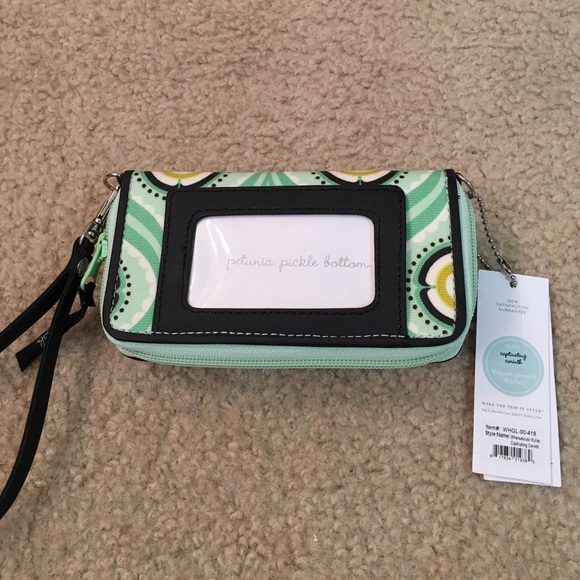 Petunia pickle bottom wallet/wristlet