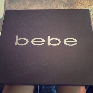 BEBE heels, behind GORG AND COMFY