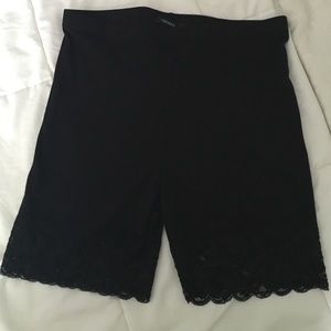 Laced edged shorts!