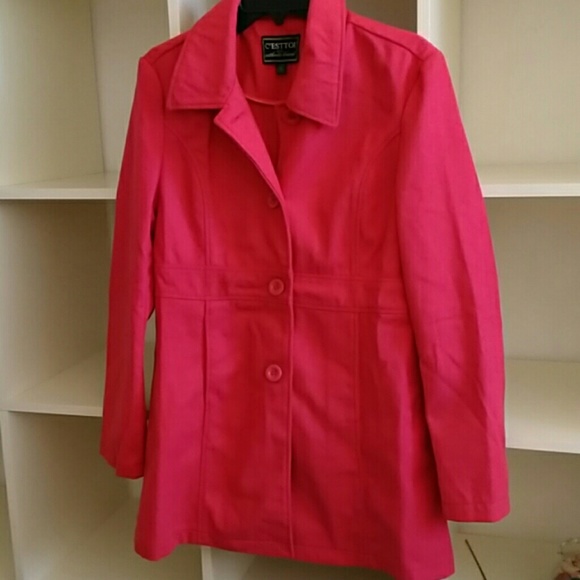 Adorable pink coat