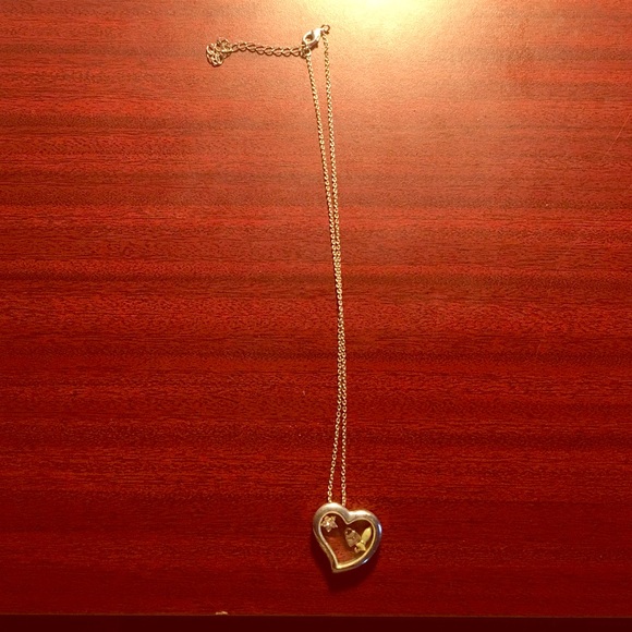 Heart charm necklace