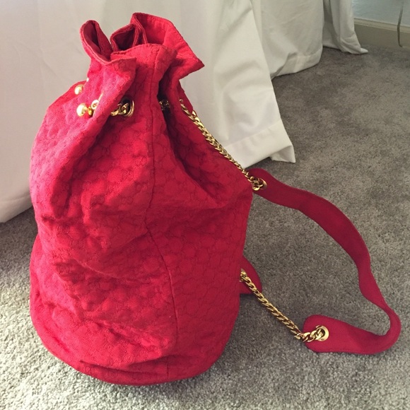 Extraordinary vintage Gucci one strap backpack