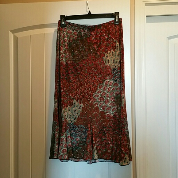 Medium length skirt