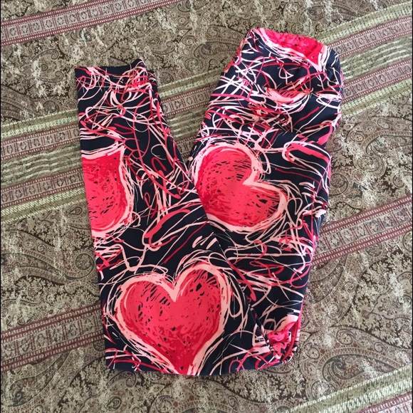 LuLaRoe Heart Leggings