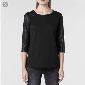 All Saints Black Nitro Sweatshirt