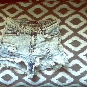 High waisted shorts