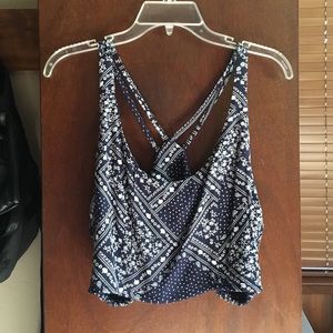 Printed crop top