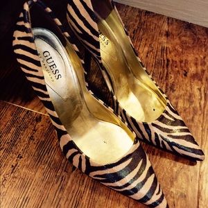 Guess animal print shoes