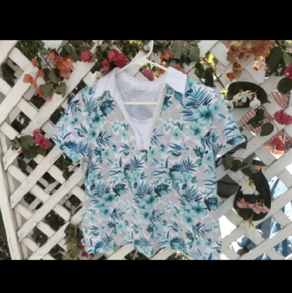 Floral Collared Shirt