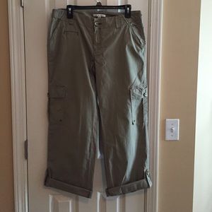 Olive green CAbi pants