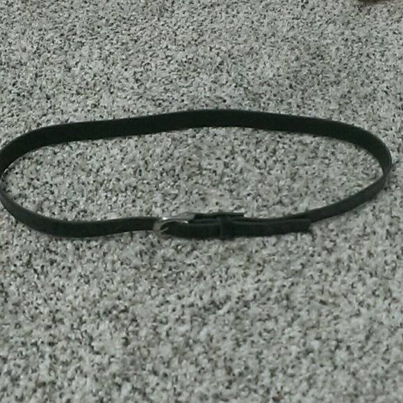 Black Textured Belt