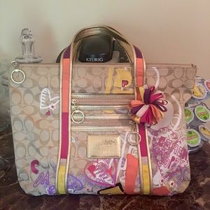 Coach purse - Poppy collection