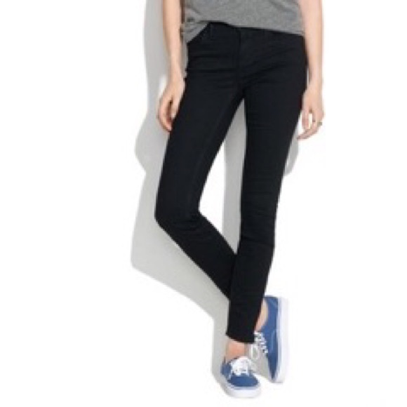 Madewell Black Skinny Skinny Ankle Jeans