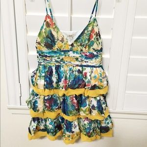 Summer Ruffle Flower Dress