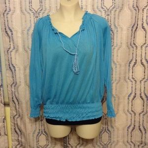 Blue long sleeve shirt. Like new!