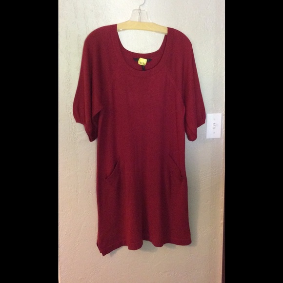 BCBG Short Sleeve Sweater Dress