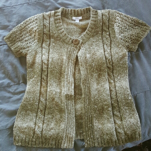 Short sleeve sweater