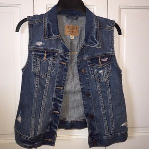 Hollister jean vest