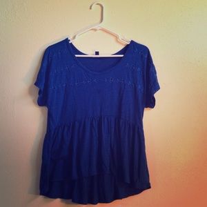 Blue American eagle blouse