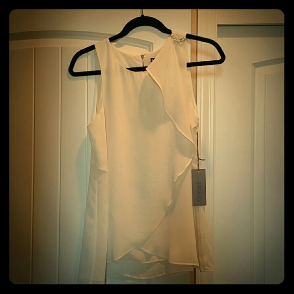 Off white multilayer blouse