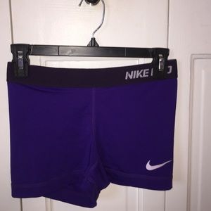 Purple nike pros