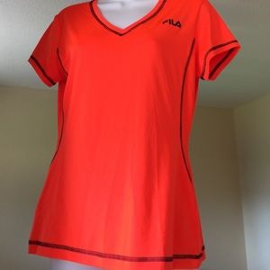 Orange FILA sport shirt