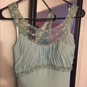 Baby Blue Formal Dress- WORN ONCE.