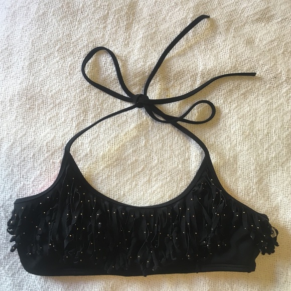 Fringe swim top