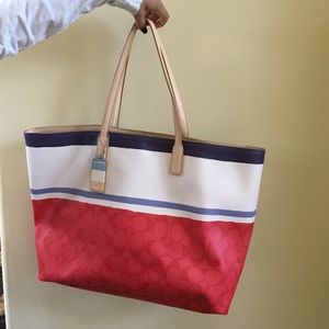 Large Coach tote