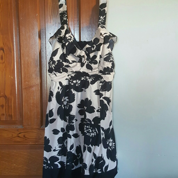 Flower print dress