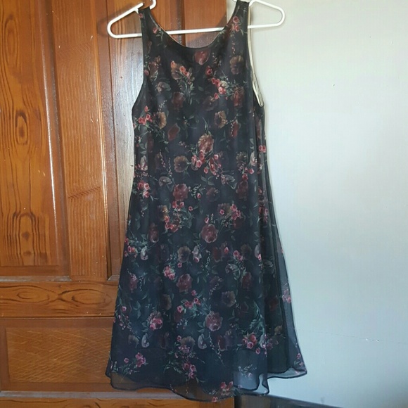Flower print dress