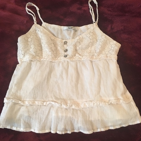 White lace top