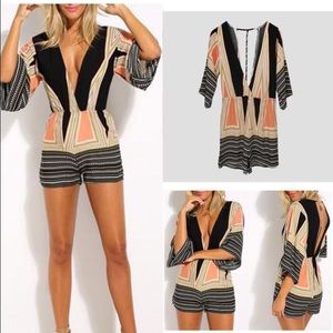 Patterned Romper