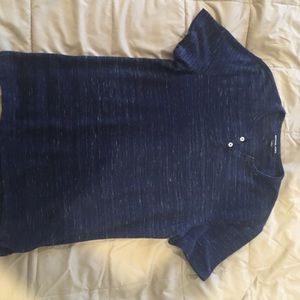 Michael Kors Men's 100% Cotton Navy Shirt