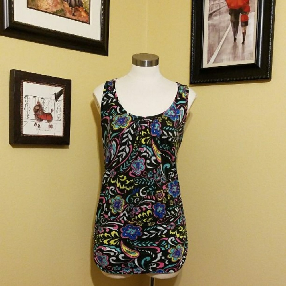 Colorful top or mini dress?