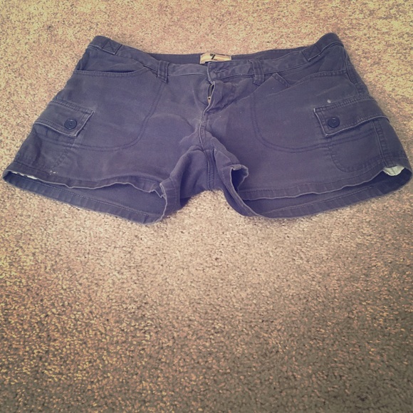 Navy blue shorts
