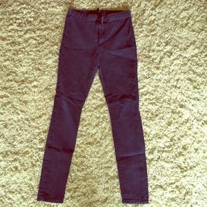 Forever 21 black high waisted jeggings