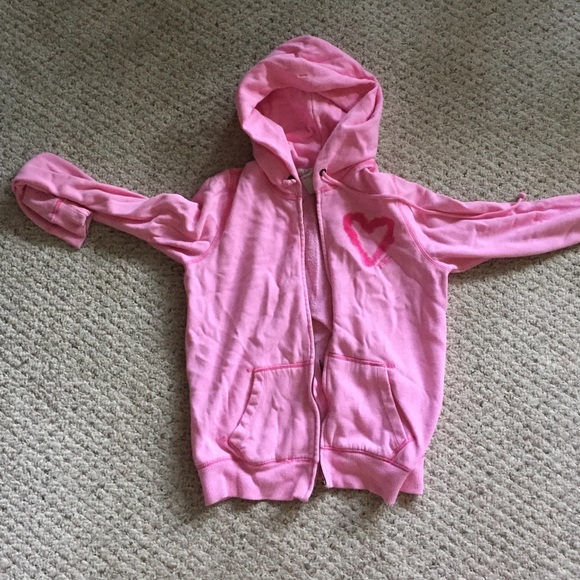 PINK zip up sweatshirt