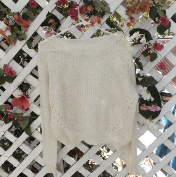 White Pullover Sweater