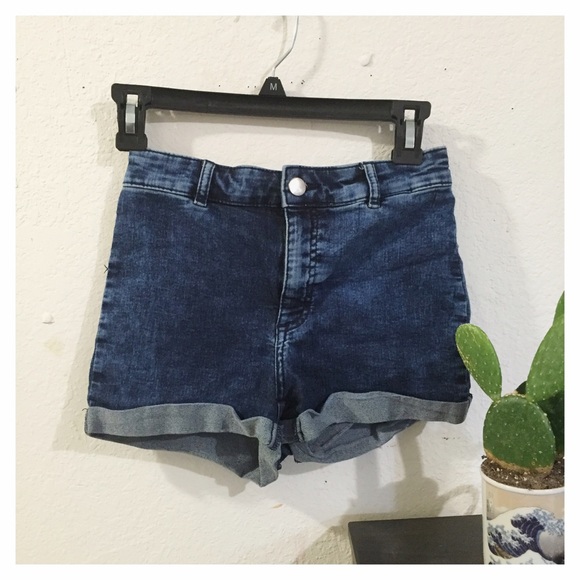 High Waisted Denim Shorts