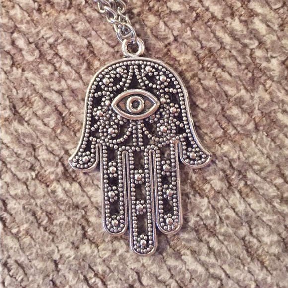 Hamas Hand W/ Evil Eye Protection Necklace! NEW
