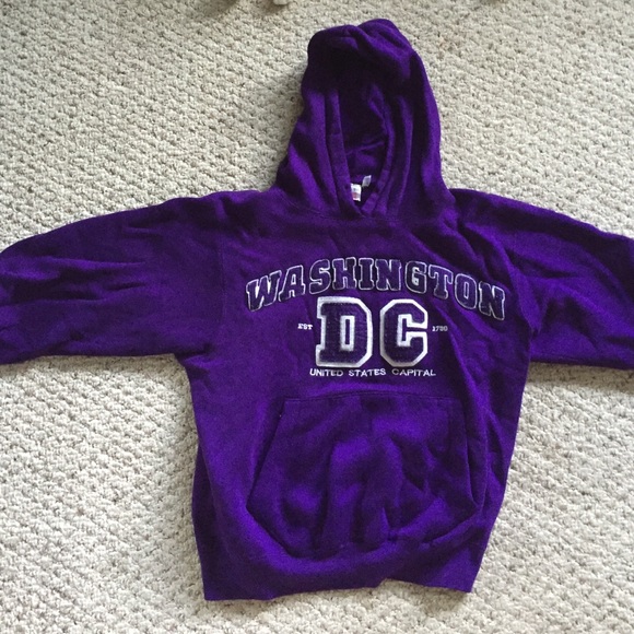 Purple Washington DC sweatshirt