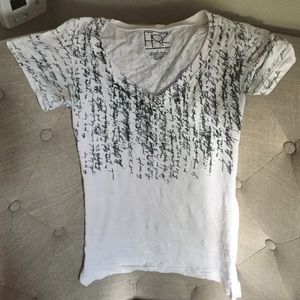 Worded V-neck