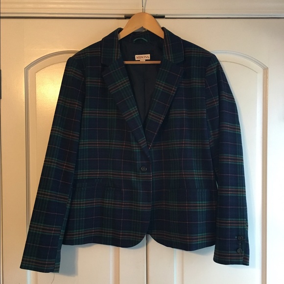 Plaid blazer