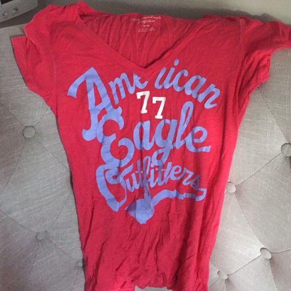 Pink American Eagle top
