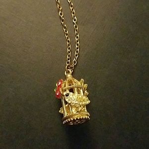 Bird cage necklace