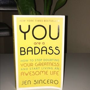 "YOU ARE A BADASS" book from urban outfitters