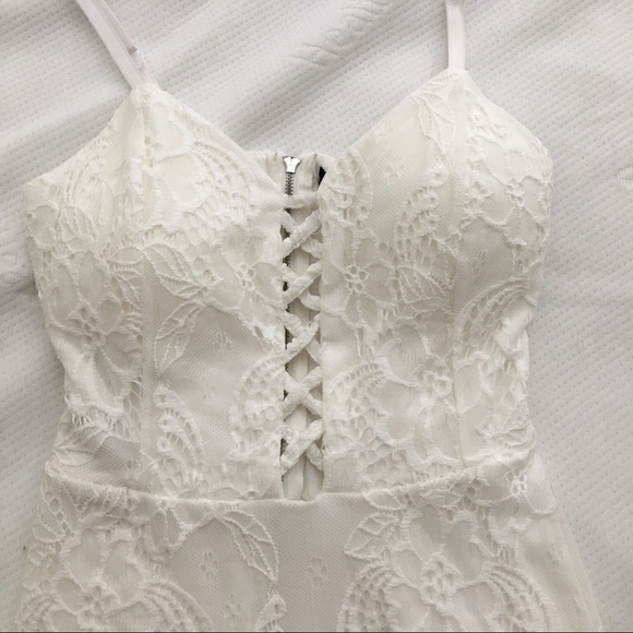 Material Girl White Dress SZXS