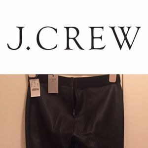 J. Crew Leather GiGi Pant NWT