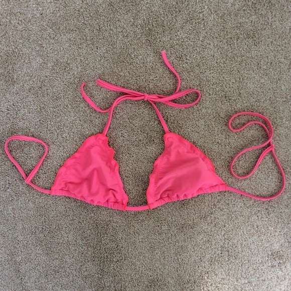 Pink Body Glove Triangle Bikini Top